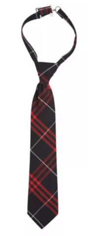 Tie | FT Boys Adjustable Plaid Tie