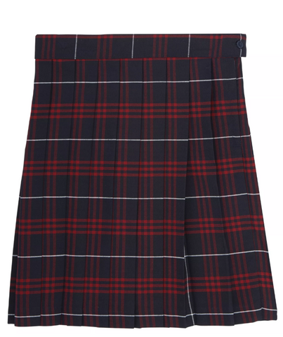 Skirt | Girls Plaid Pow Wow Pleated Skirt