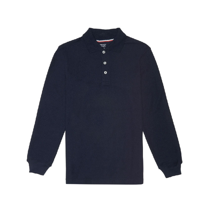 Polo Shirt L/S | FT Navy, Unisex Youth (includes logo)